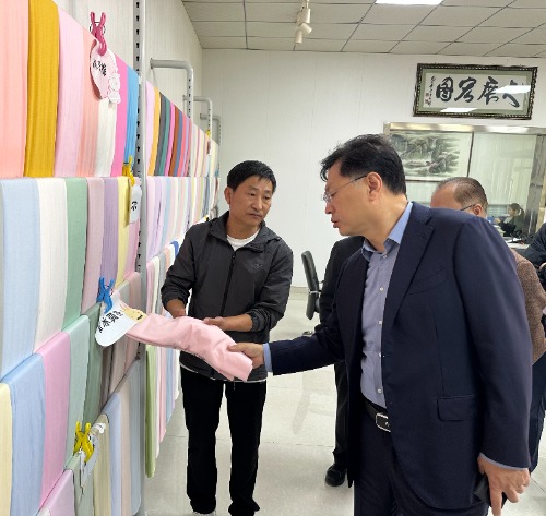 常山集團(tuán)黨委書記、董事長(zhǎng)吳寧帶隊(duì)赴趙縣調(diào)研紡織企業(yè)